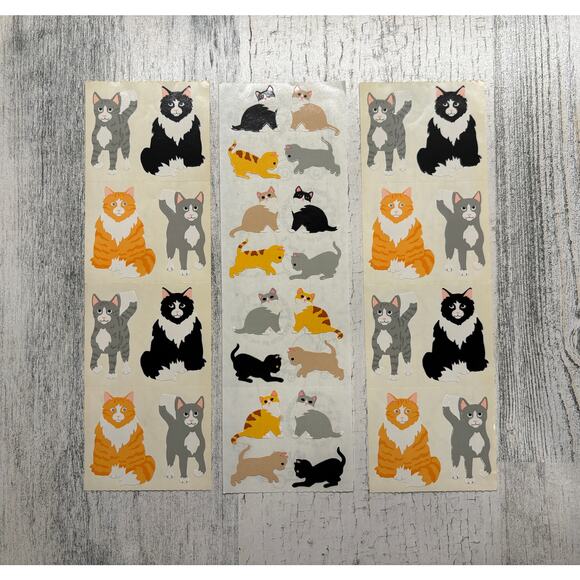 Vintage Lot of Mrs. Grossman Sandilion Stickers Animals holiday scrapbook - Picture 3 of 12